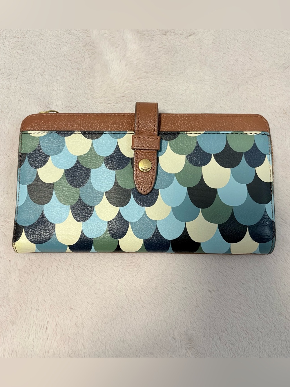 Fossil Fiona wallet leather brown
